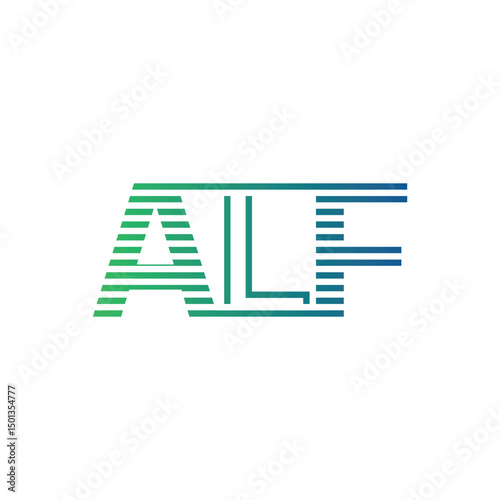 Modern ALF Logo Design. Letter ALF Minimalist, Professional, and Versatile Branding Icon for Business Identity