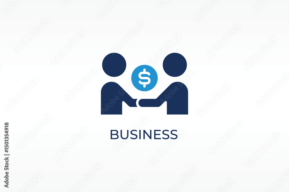 BUSINESS vector, icon or logo sign isolated symbol illustration BUSINESS vector, icon or logo sign isolated symbol illustration