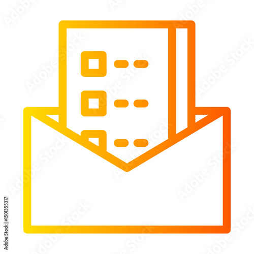 Advertisement gradient icon