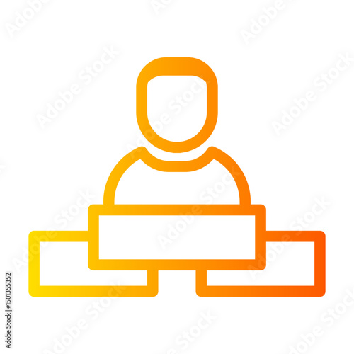 candidate gradient icon