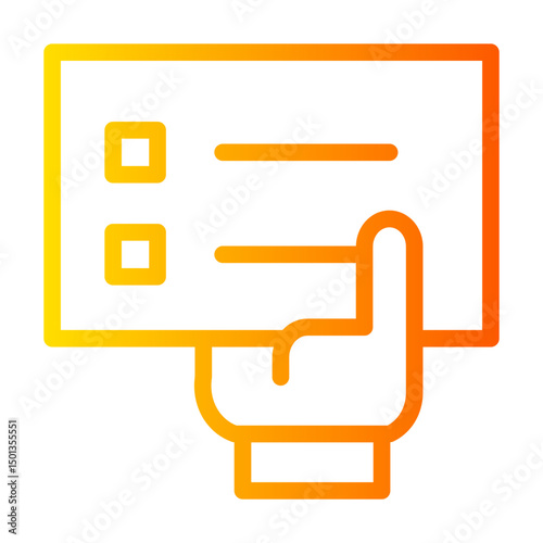 vote gradient icon