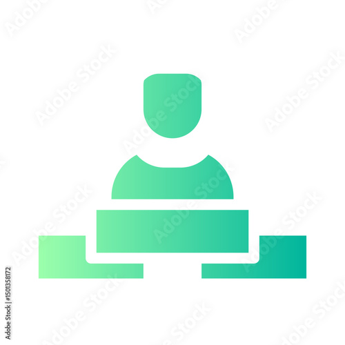 candidate gradient icon