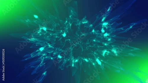 abstract blue background with stars