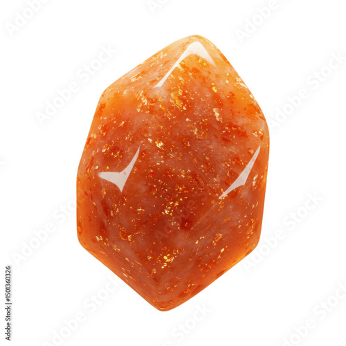 Sparkling Orange Sunstone Gemstone Crystal photo