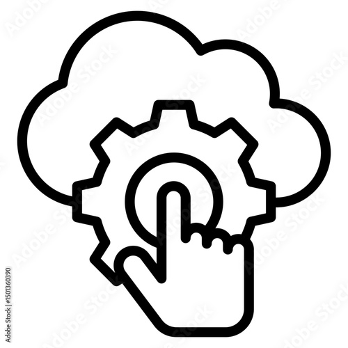 Saas Platform Icon Element For Design