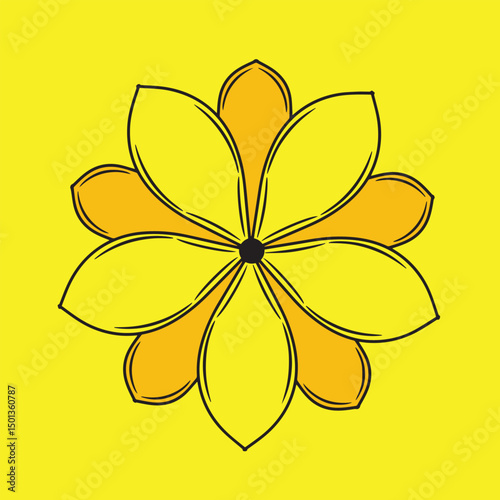 honeycomb delicious flower isolated