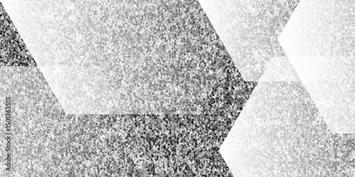 Abstract hexagon lines on gray background. Geometric stripe line art design for poster, brochure, cover, website, banner.