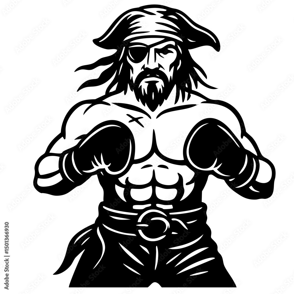 Fototapeta premium Pirate Boxing