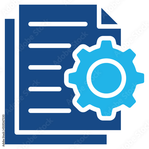 Configuration File Icon Element For Design