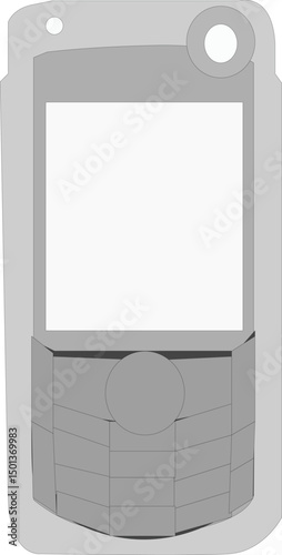 vector illustration of a mobile phone
