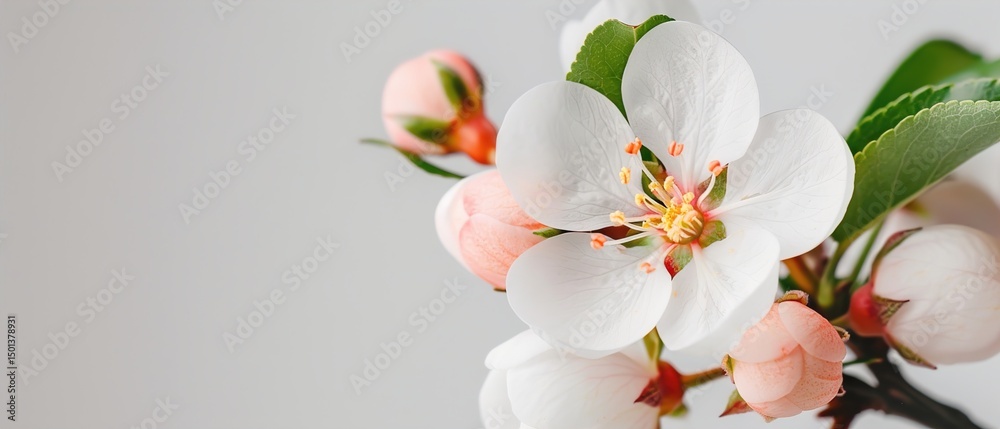Fototapeta premium pink magnolia flower