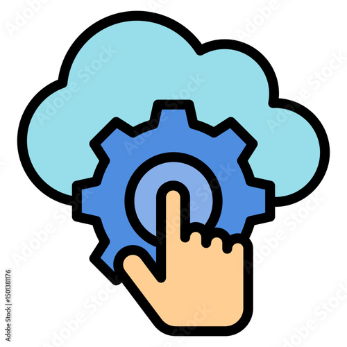 Saas Platform Icon Element For Design