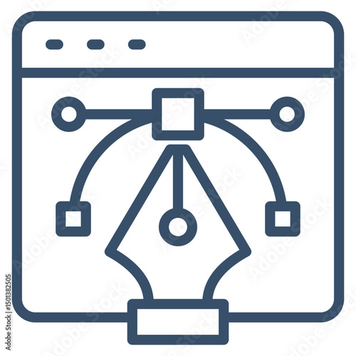 Web Design Icon Element For Design