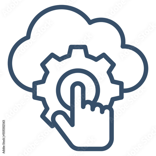 Saas Platform Icon Element For Design