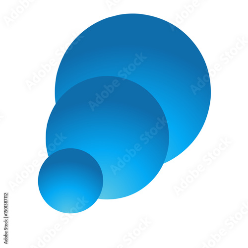 abstract blue sphere