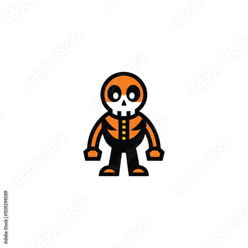 Skeleton Character Art Vector Art Silhouette Design