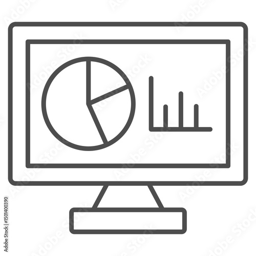 Metrics  Outline Icon Element For Design