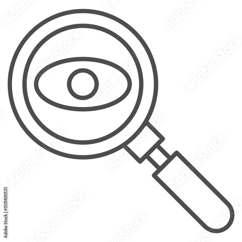 Overview  Outline Icon Element For Design