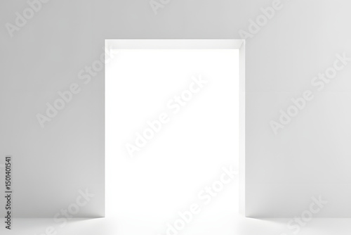 empty white wall