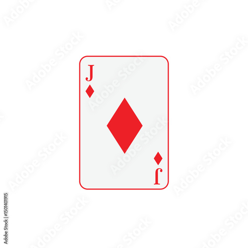 Playing card poker icon vector logo template illustration
