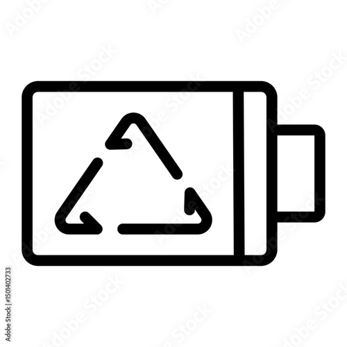 battery recycling icon