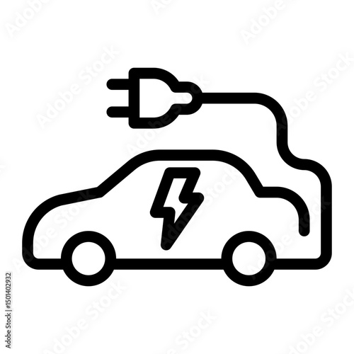 electric car icon
