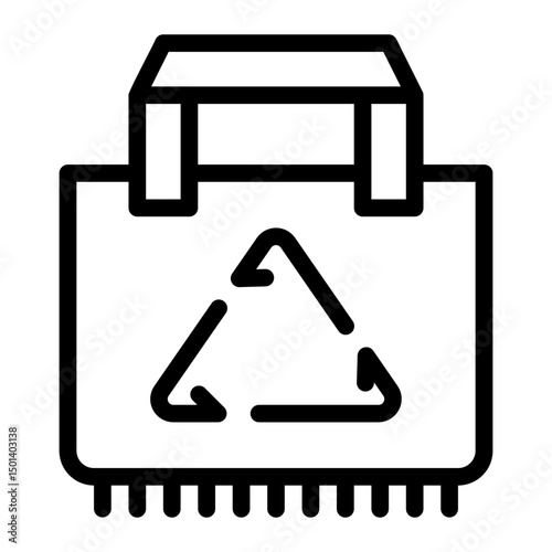 reusable bag icon