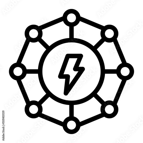 smart grid icon