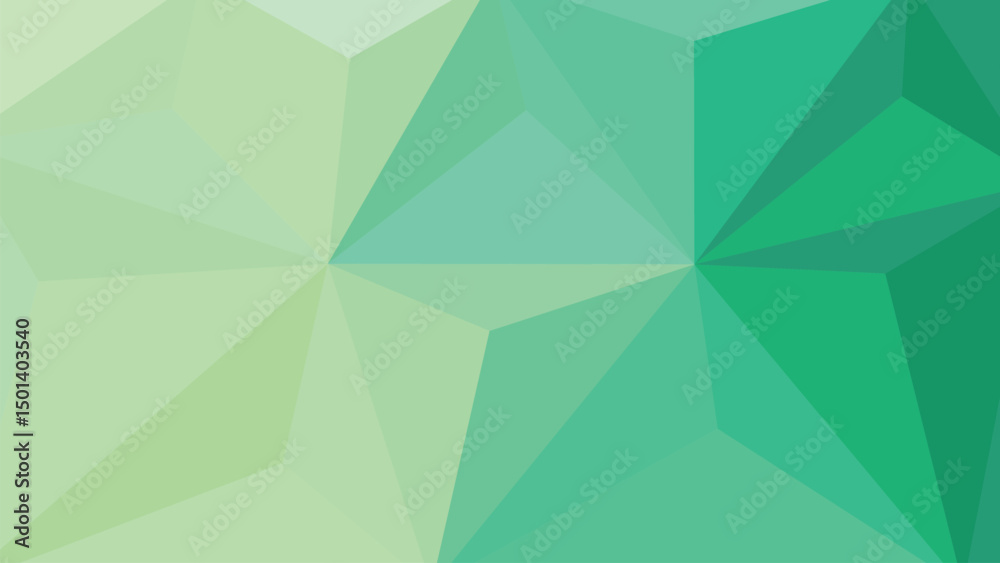 Fototapeta premium Light Mint Abstract Geometry Background