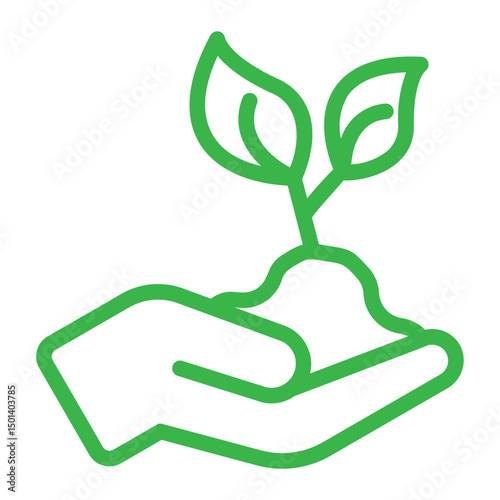 tree planting icon