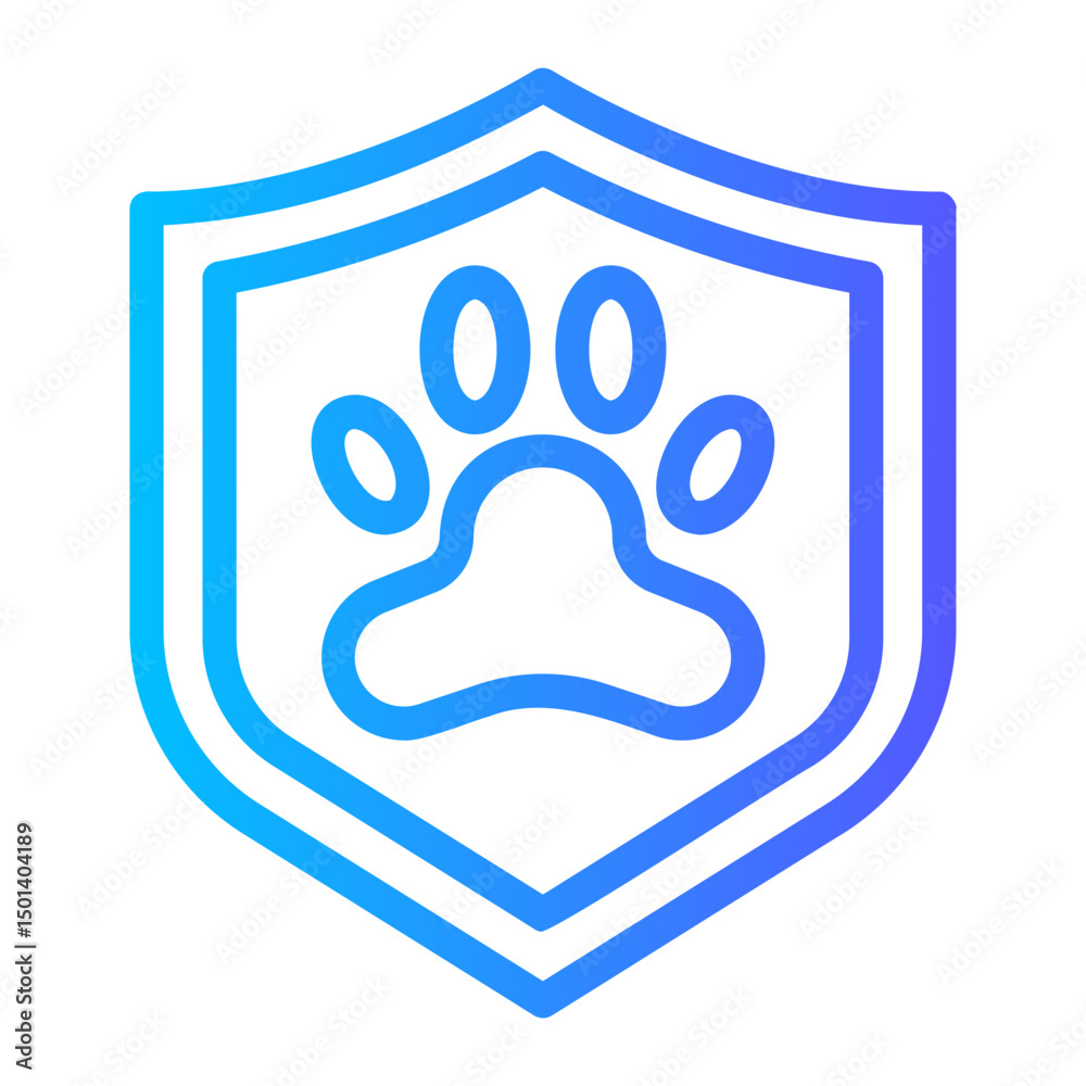 Obraz premium wildlife protection icon