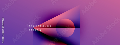 Abstract gradients form flowing shapes. Purple, pink, blue hues blend seamlessly. Minimalist text reads background design. Modern aesthetic.