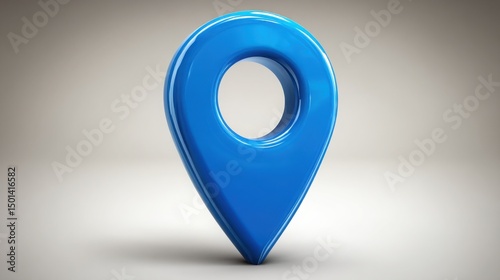 Free Download A blue map pin on a gray background representing global wage fairness in the context of technological advancements and metrics - GFXLoad