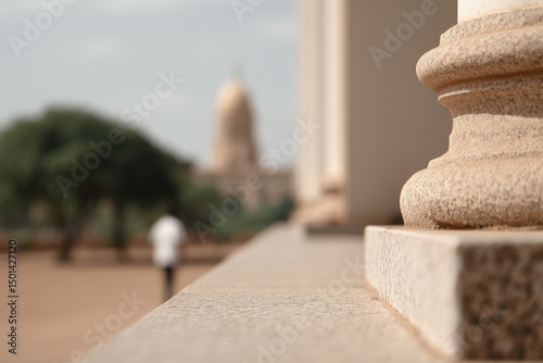 stunning view of great mosque in khartoum showcasing its magnificent architecture and intricate details