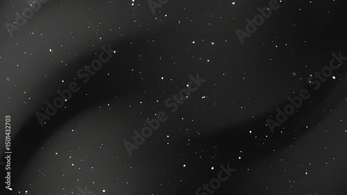 Dark space with scattered light specks.