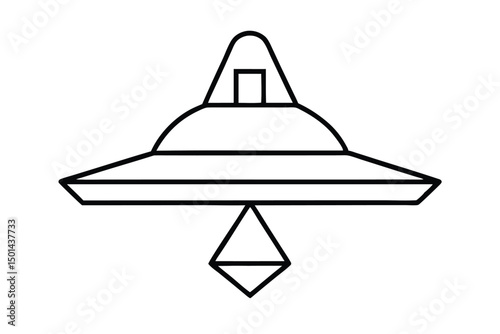 vector illustration of a rocket