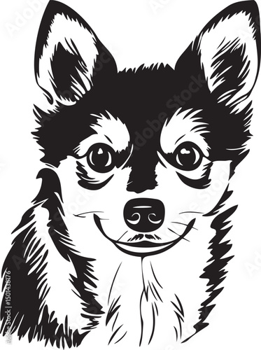 alaskan klee kai dog face