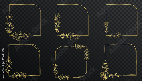 Minimalist gold frame curves in refined geometric shapes.
Rectangular border glows softly with line art precision.
Black background enhances rich golden contrast beautifully.
Elegant textbox design pe