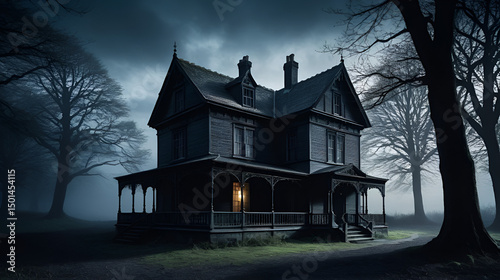 Chilling Horror Eerie Ghosts and Sinister Festivities in a Chaotic Twilight