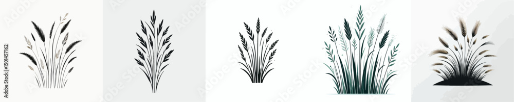 Obraz premium nice grass vector
