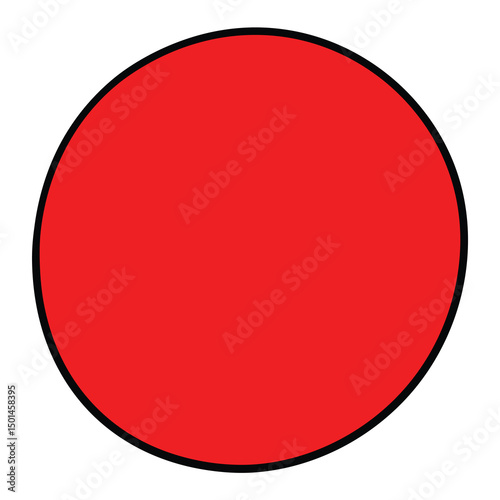 Hand drawn cartoon red circle on white background. Free Download Hand drawn cartoon red circle on white background. - GFXLoad