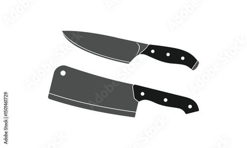 Elegant Culinary Knife Set Featuring a Paring and Chef Knife Perfect for Cooking Enthusiasts