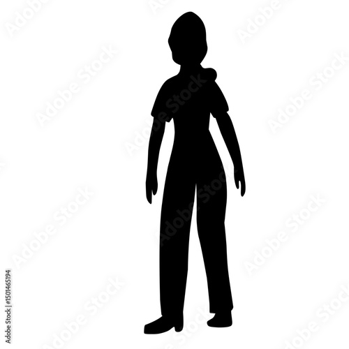 construction worker silhouette illustration