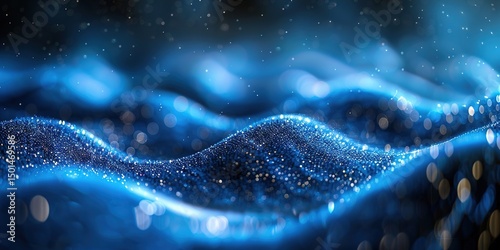 abstract blue background with water