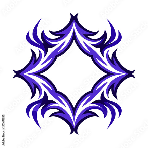 abstract  flower logo 