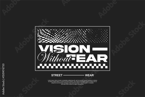 urban tshirt streetwear fashion design vector suitable for printing