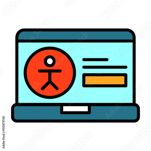 Accessibility Colorful Icon