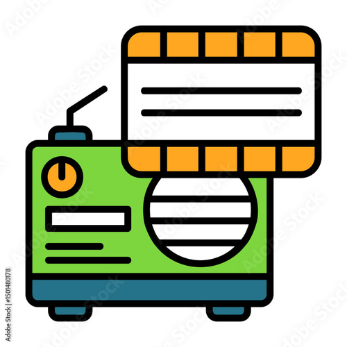 Media Colorful Icon