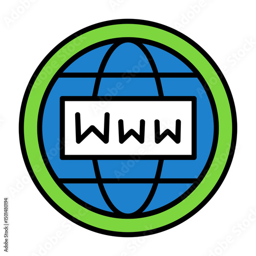 Web Colorful Icon
