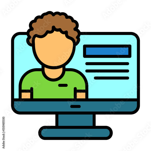 Profile Colorful Icon